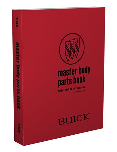 1954-1962 Buick Master Body Parts Book Reprint--All Models