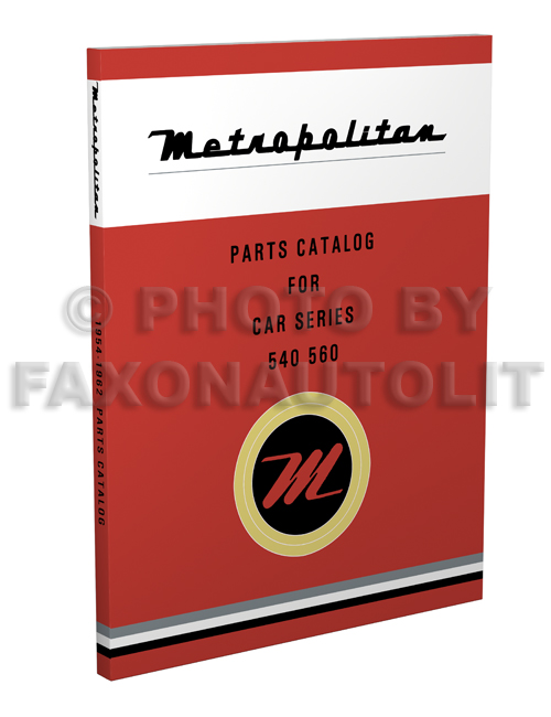 1954-1962 Metropolitan Shop Manual Reprint 