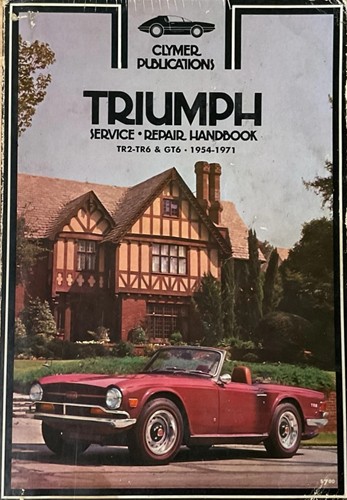 Clymer Service-Repair Handbook Triumph TR2-TR6 & GT6,1954-1971