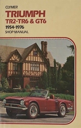 Clymer Shop Manual Triumph Tr2-Tr6 & Gt6 1954-1976