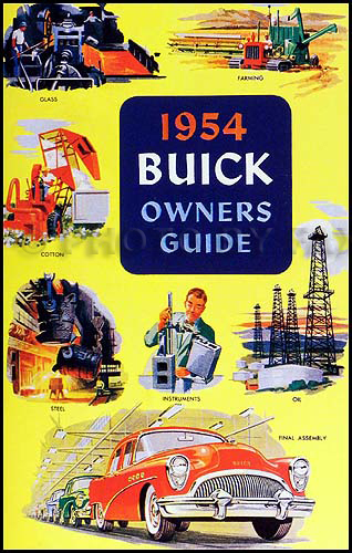 1954 Buick Owners Manual Reprint