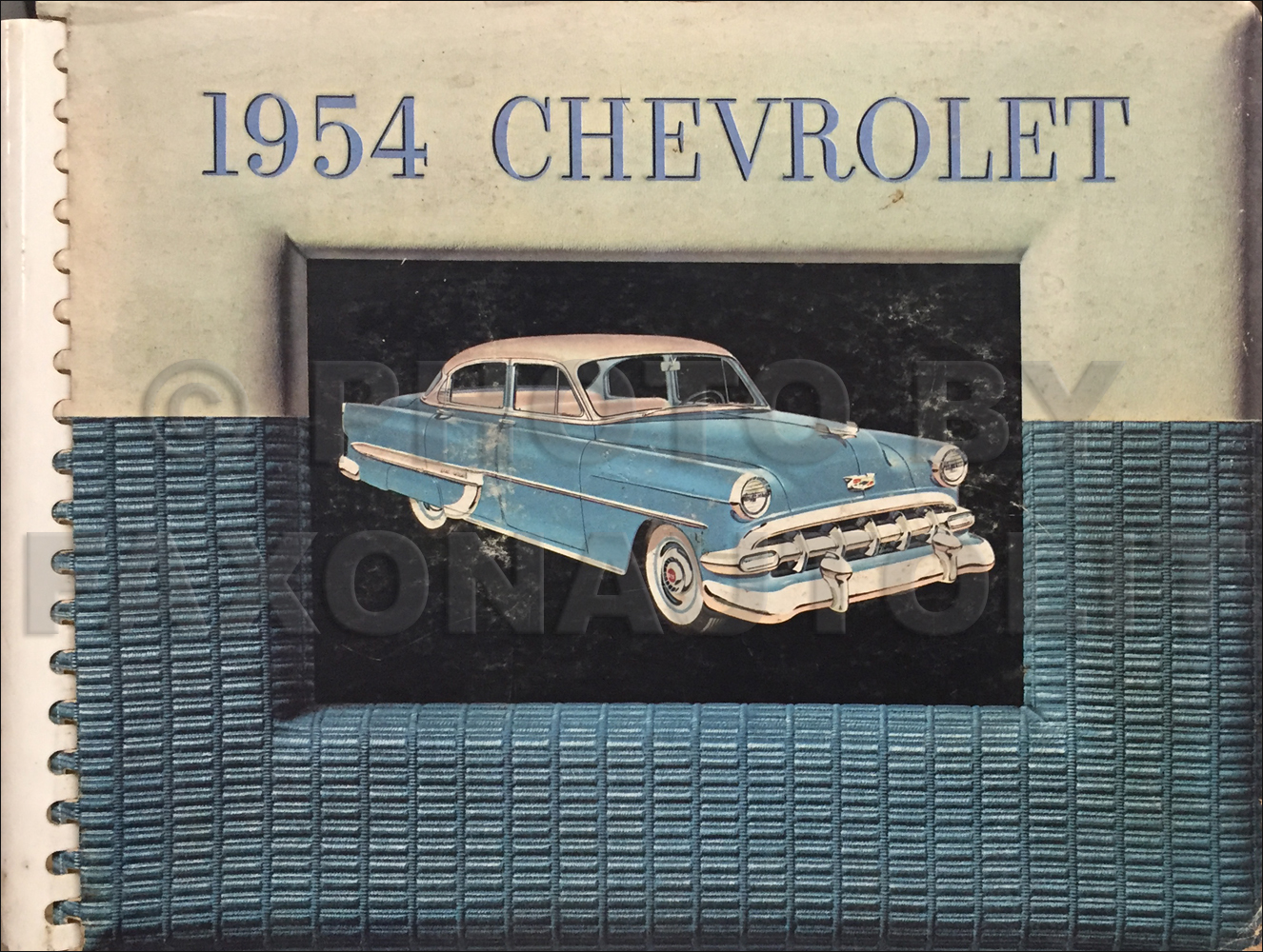 1954 Chevrolet Car Color and Upholstery Dealer Album Original