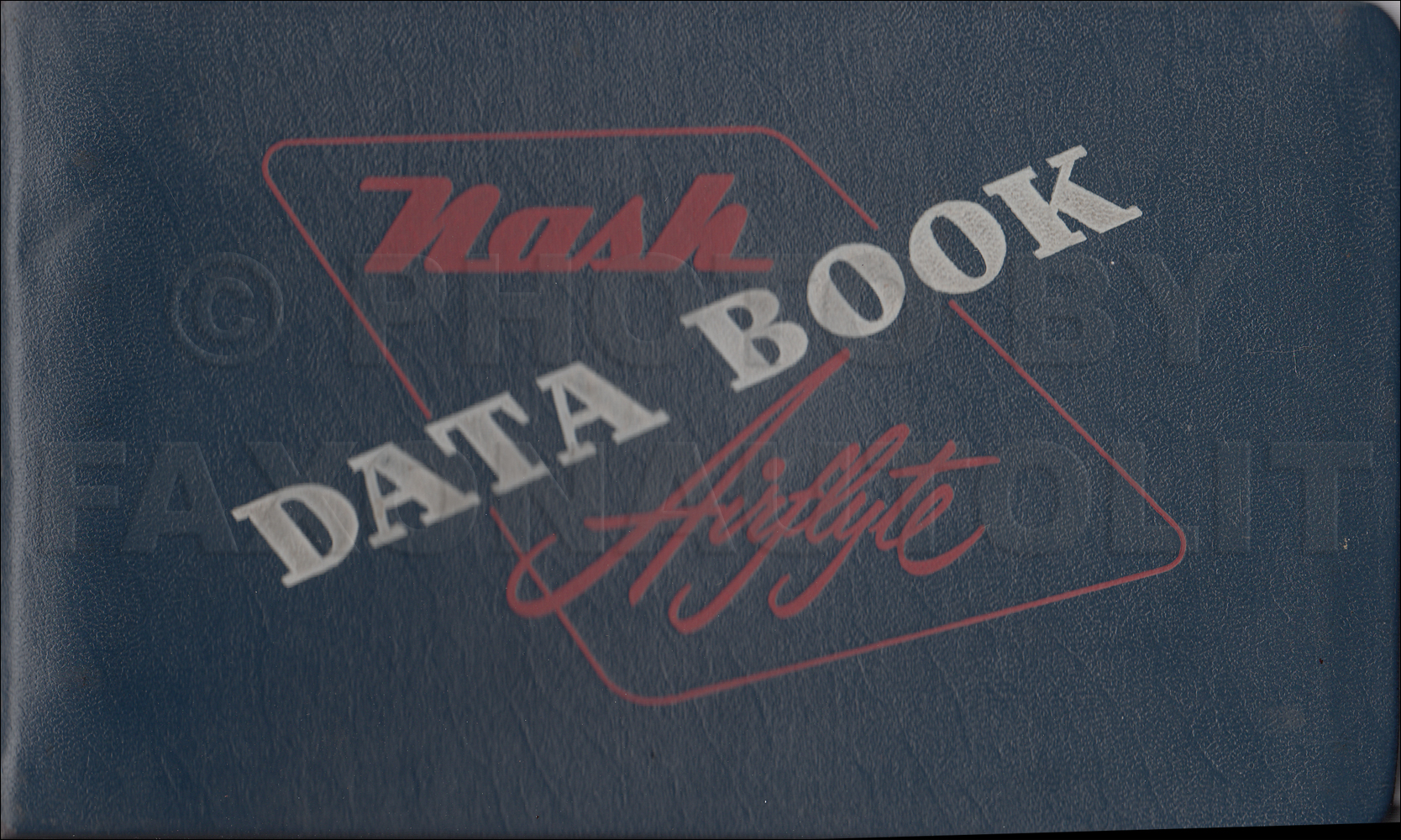 1954 Nash Data Book Original
