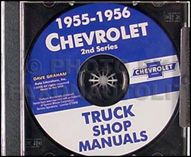 1955-1956 Chevrolet Truck Shop Manual on CD