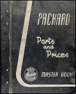 1955-1956 Packard Master Parts Book Original