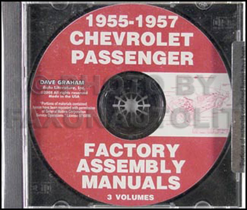 CD 1955-1957 Chevrolet Car Factory Assembly Manual