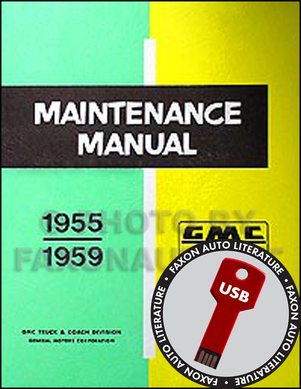 1947-1959 GMC Pickup Trucks 100-500 CD Shop Manual