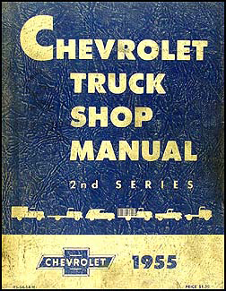 1955 Chevrolet Pickup & Truck Shop Manual Original for 2nd Series