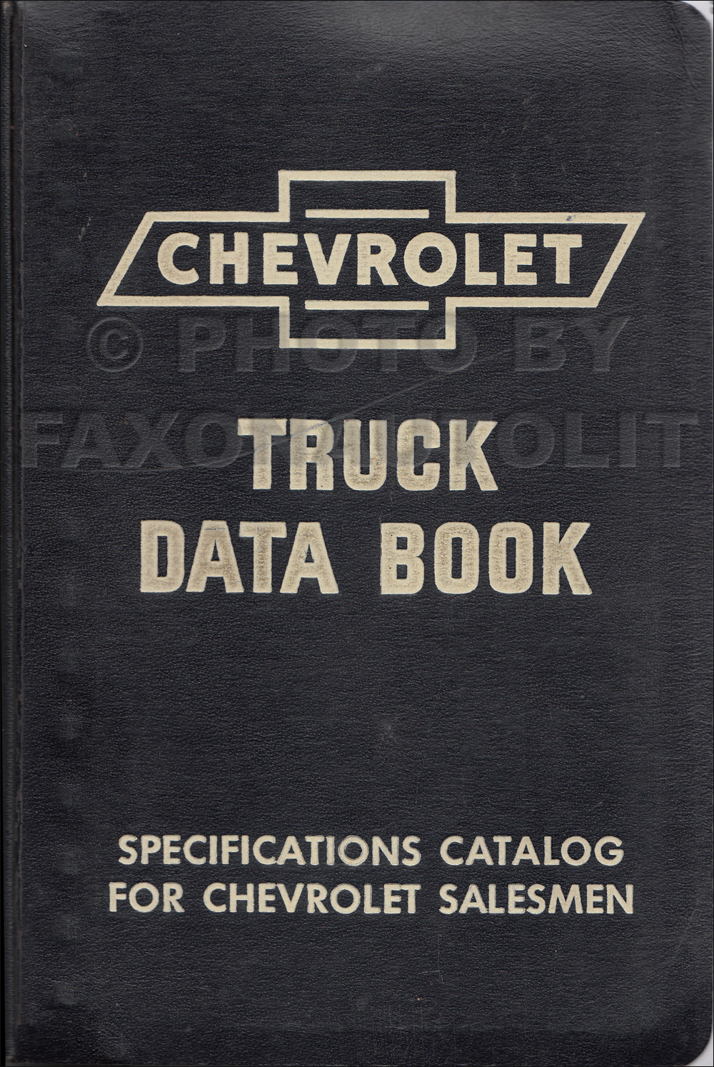 1955 Chevrolet Truck 2nd Series Data Book Original