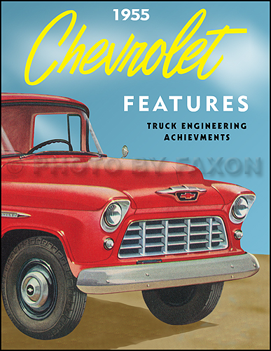 1955 Chevrolet Truck Engineering Features Manual Reprint Second Series