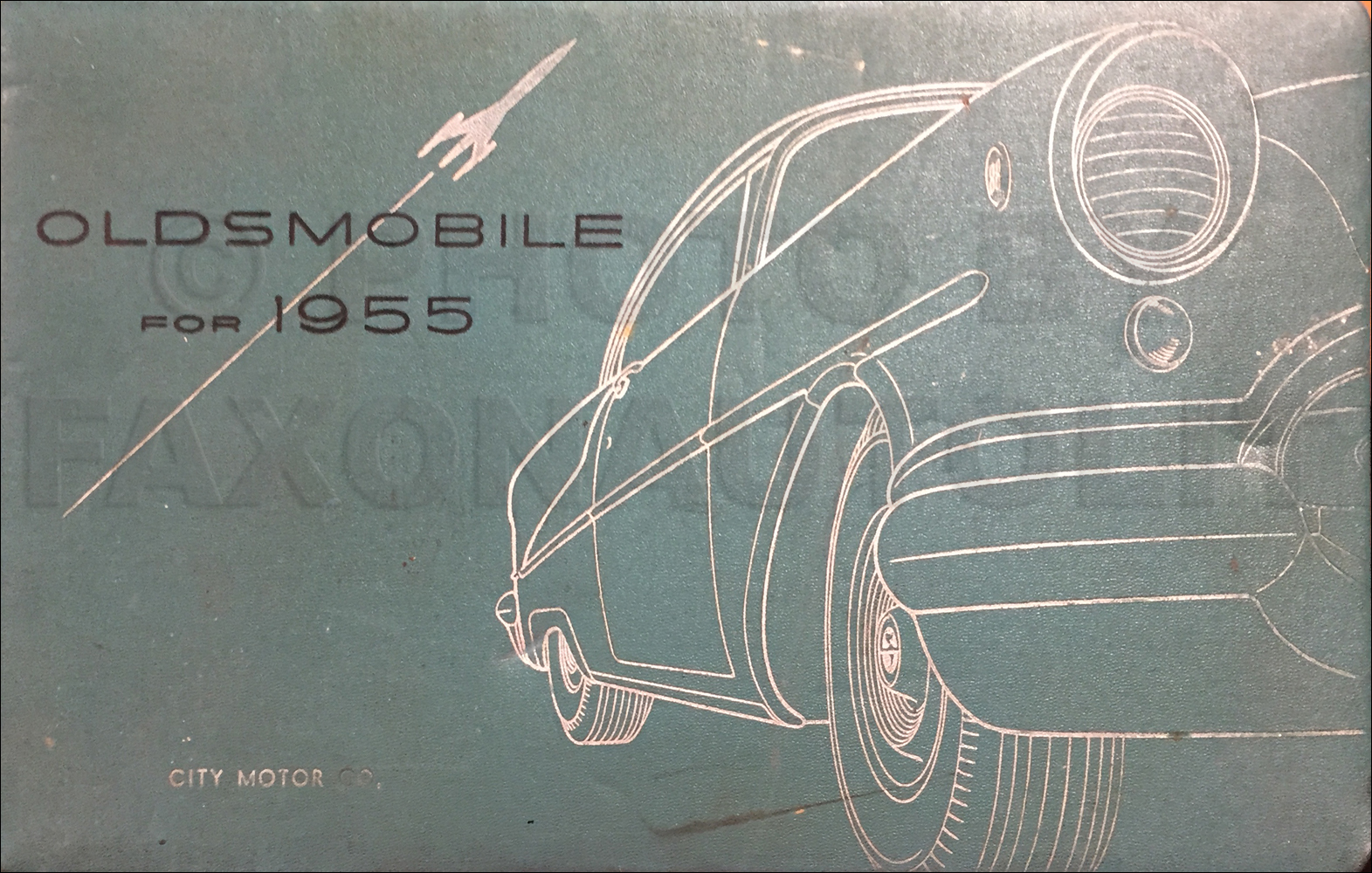 1955 Oldsmobile Color & Upholstery Album/Data Book Original