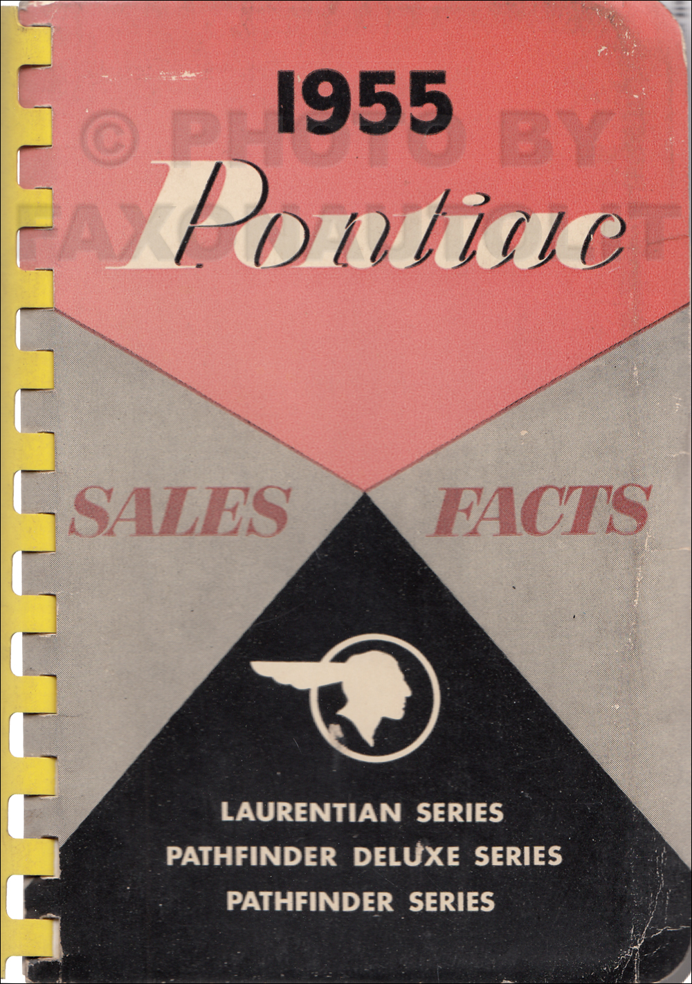 1955 Pontiac Facts Book Original Canadian