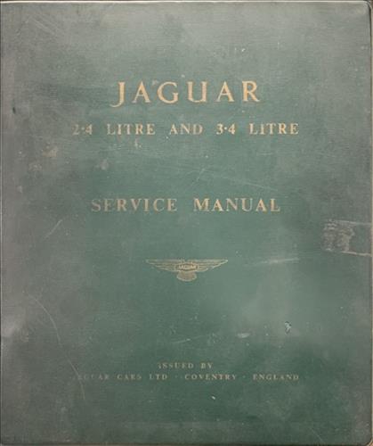 1949-1954 Jaguar XK 120 and Mark VII Repair Manual Original 