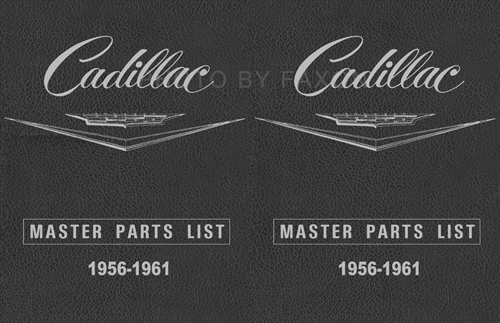 1956-1961 Cadillac Master Parts and Accessories Book Reprint