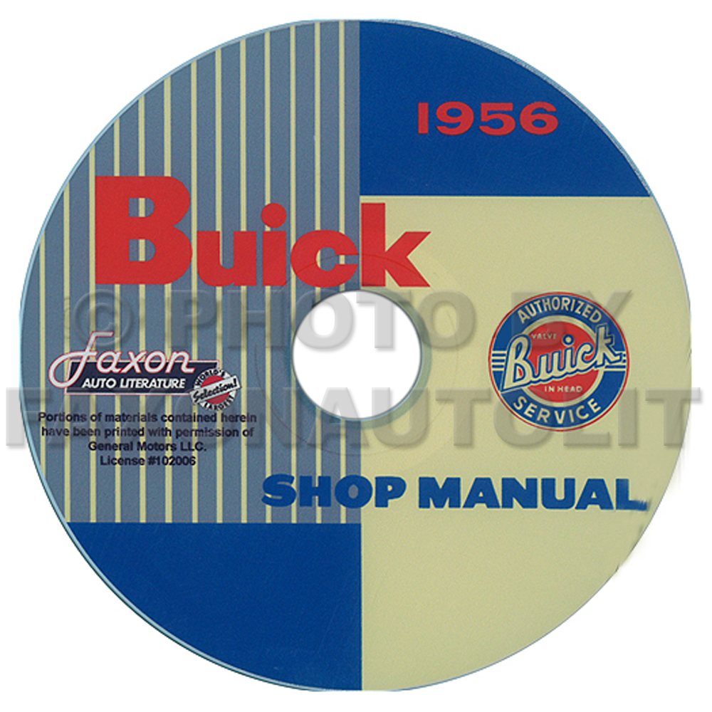 1956 Buick Repair Shop Manual on CD-ROM