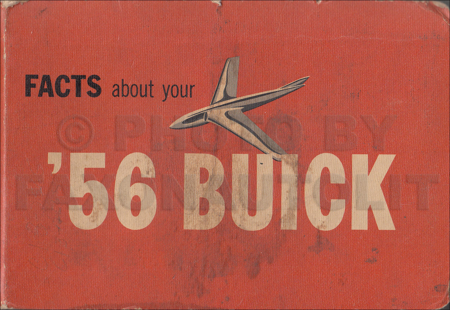 1956 Buick Facts Book Original