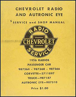 1956 Chevy Radio & Autronic Eye Manual Original Car, Corvette & Truck