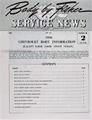 1956 Chevrolet Bel Air/150/210 Body Manual Reprint Supplement