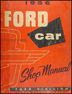 1956 Ford Car & Thunderbird Repair Manual Original