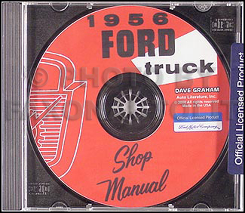 1956 Ford Truck Shop Manual CD-ROM 