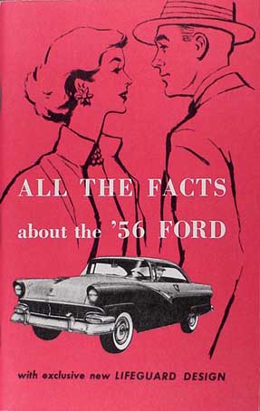 1956 Ford Options and Specifications Catalog Reprint Car Thunderbird "All the Facts"