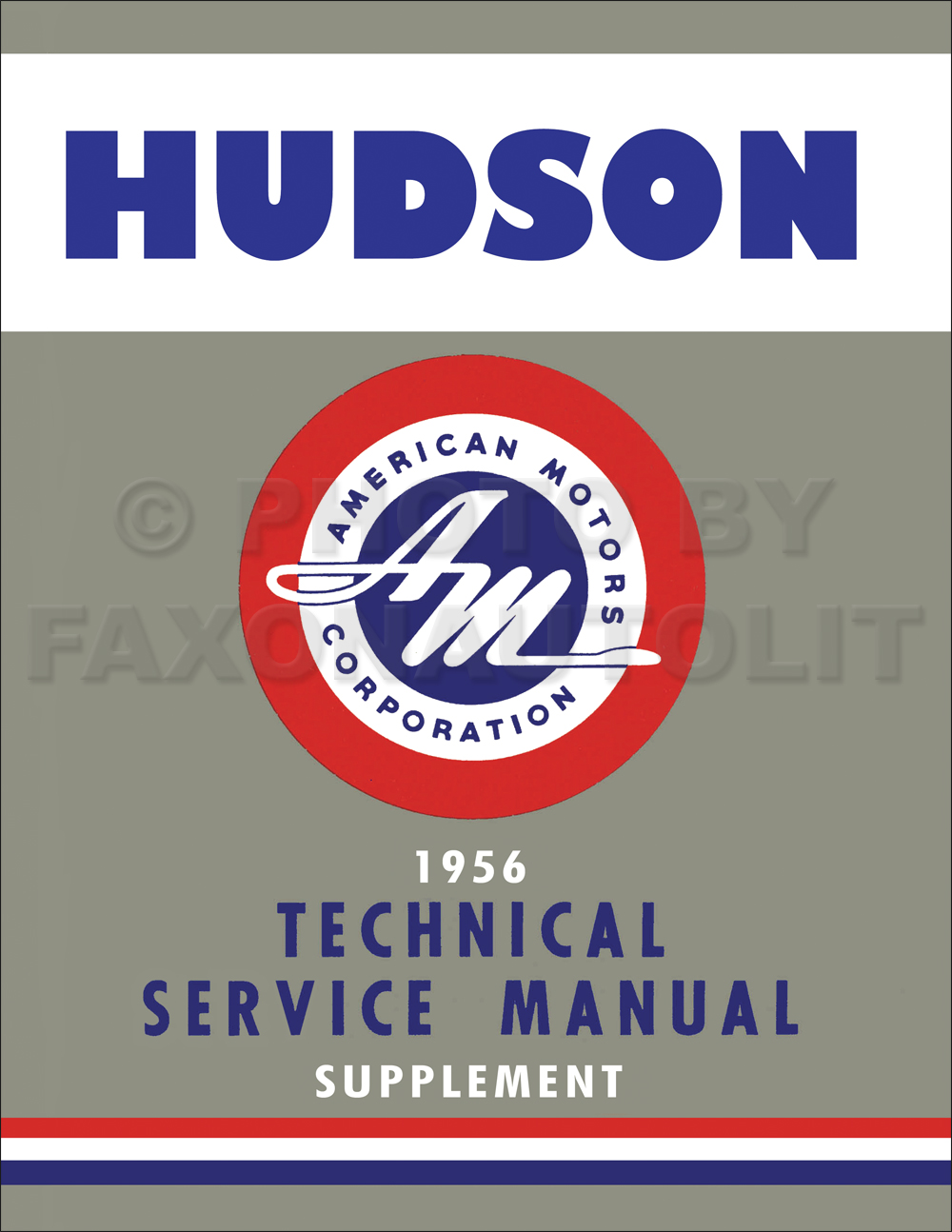 1956 Hudson Hornet/Wasp Shop Manual Reprint Supplement