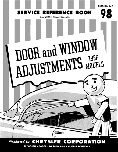 1956 MoPar 4 Door and Window Adjustment Manual Reprint