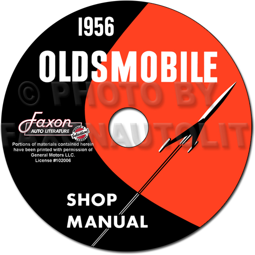 1956 Oldsmobile CD-ROM Shop Manual 