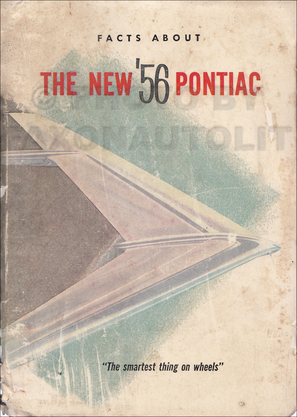 1956 Pontiac Dealer Facts Book Original