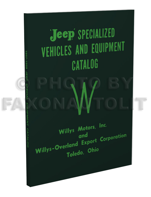 1957-1959 Jeep Special Equipment Catalog Reprint