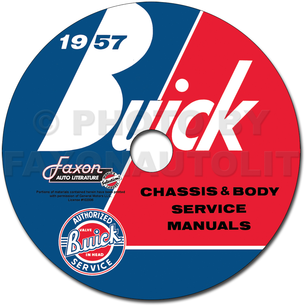 1957 Buick CD-ROM Shop Manual & Body Manual