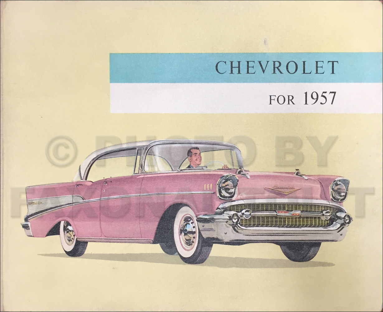 1957 Chevrolet Car Color and Upholstery Dealer Album Original