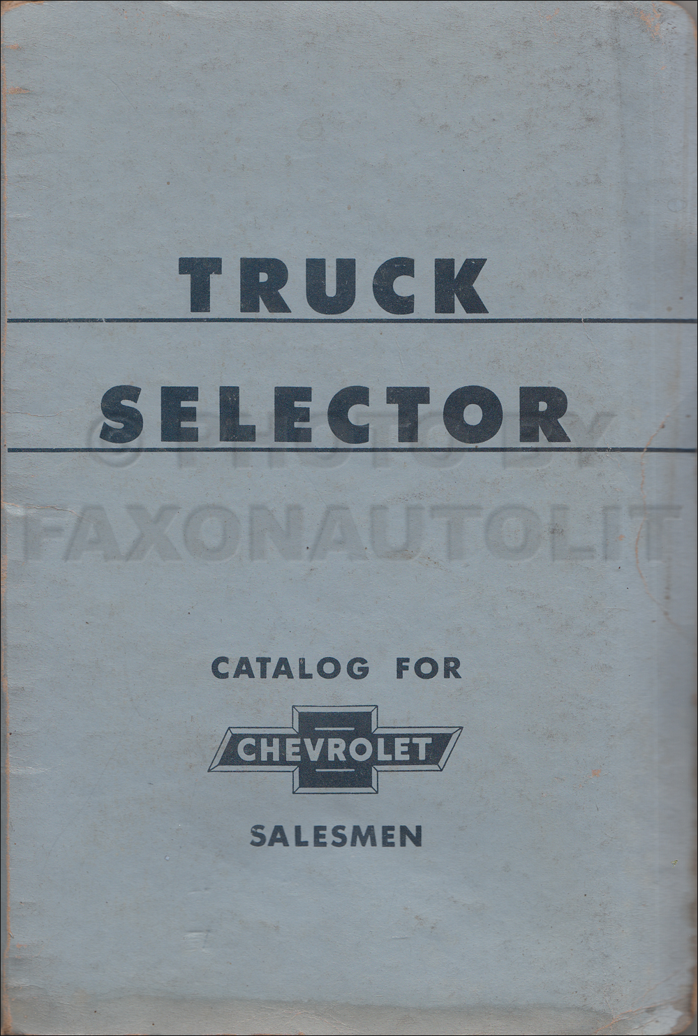 1957 Chevrolet Truck Selector Ordering Guide Dealer Album Original