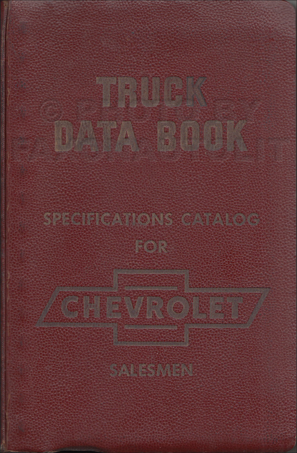 1957 Chevrolet Truck Data Book Original