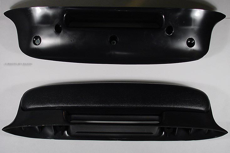 2 Black Arm Rests for 1957 57 Chevy Bel Air