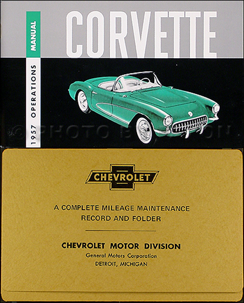 1957 Corvette Owner's Manual Reprint Package