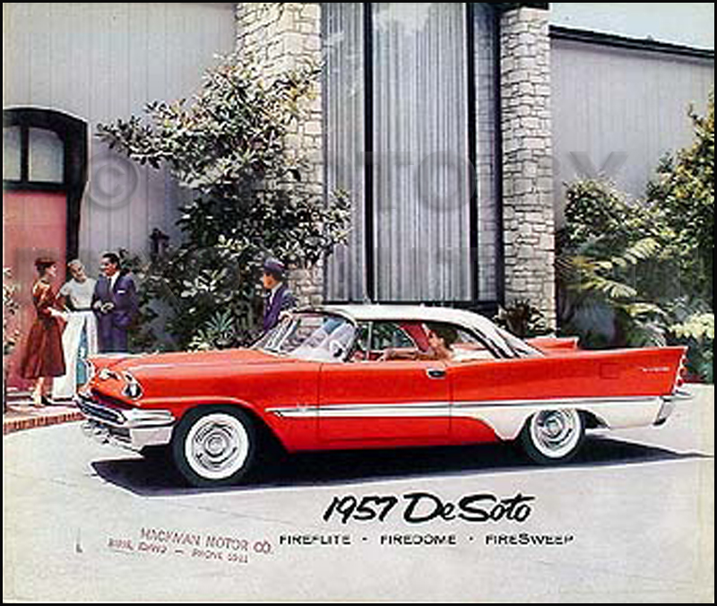 1957 DeSoto Original Color Sales Brochure
