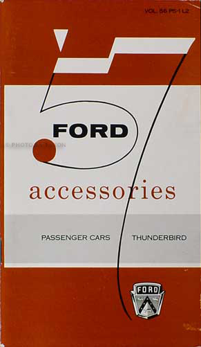 1957 Ford Car Dealer Reprint Accessory Catalog with pictures