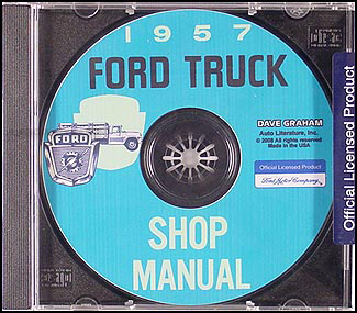1957 Ford Truck Shop Manual CD-ROM