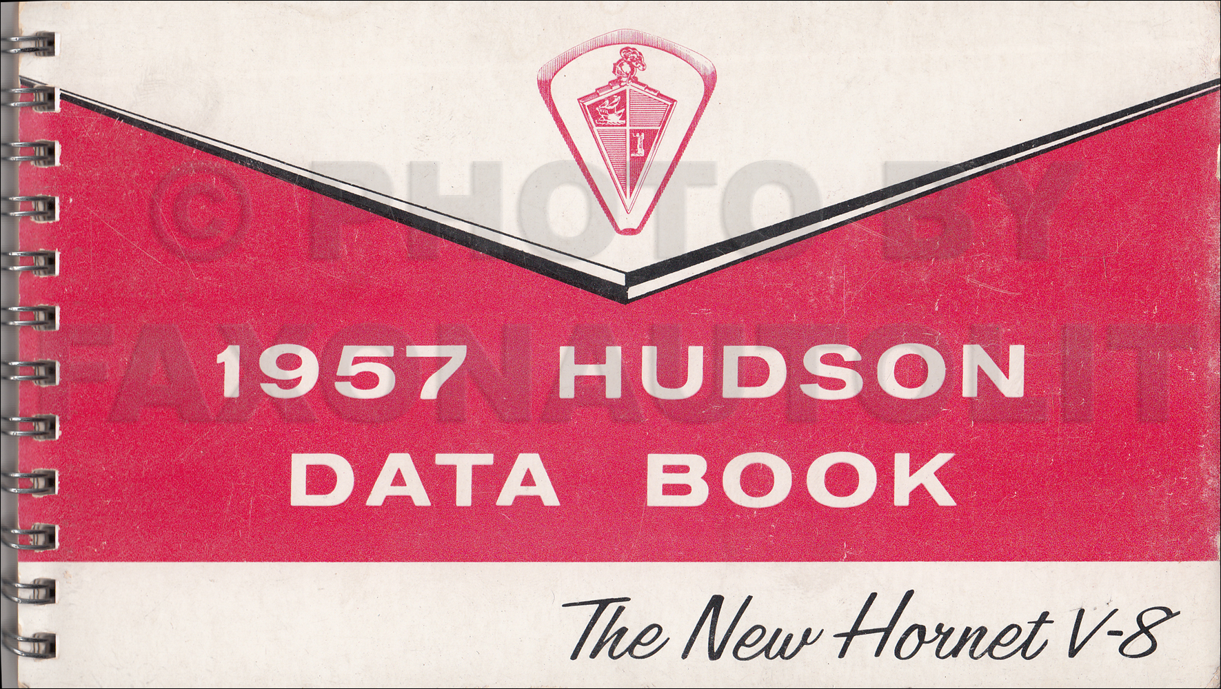1957 Hudson Hornet V-8 Data Book Original