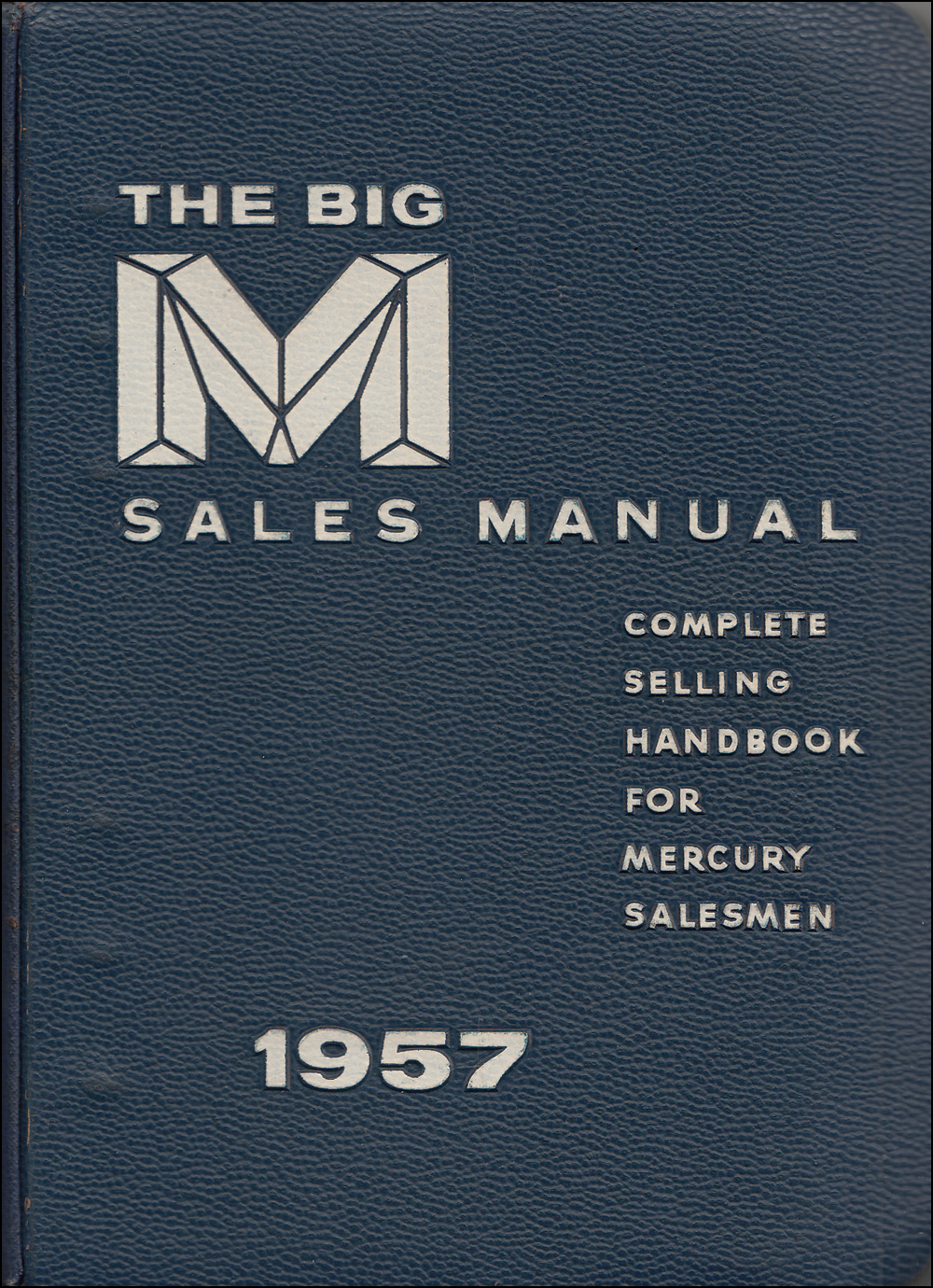1957 Mercury Data Book Original