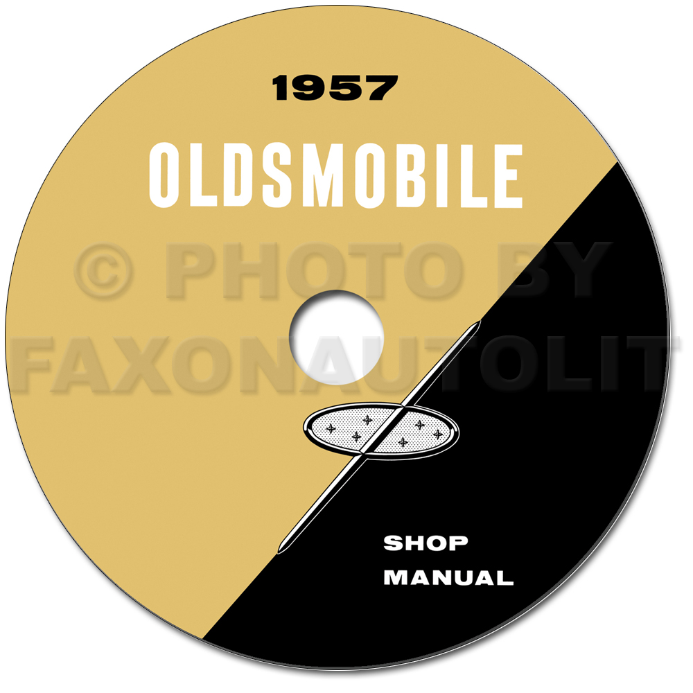 1957 Oldsmobile CD-ROM Shop Manual  for 57 Olds 88 & 98