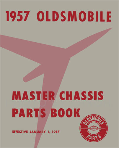1949-1957 Oldsmobile Mechanical Parts Book Reprint