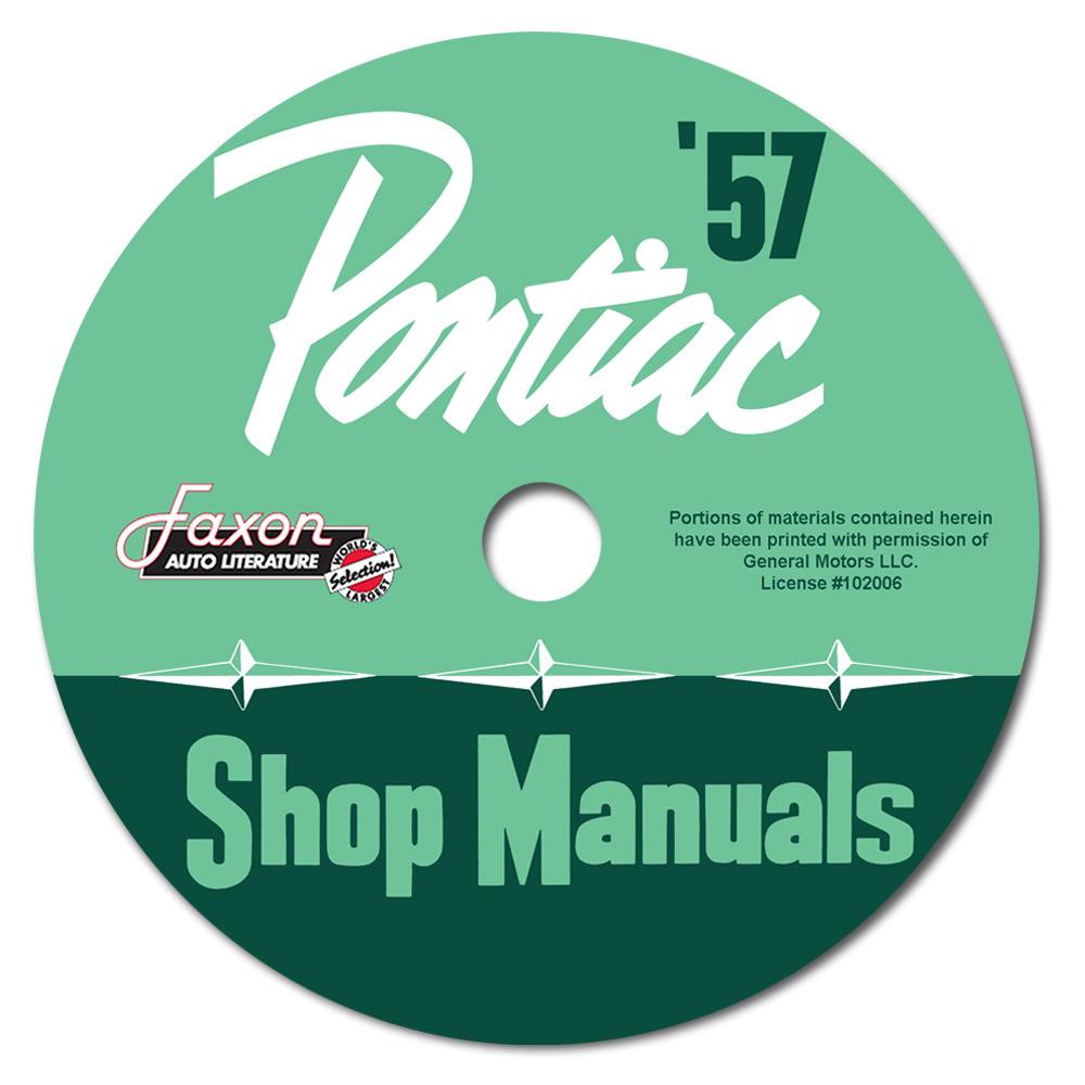 1957 Pontiac CD Repair Shop Manual & Hydra-Matic, A/C, Fuel Injection Manuals
