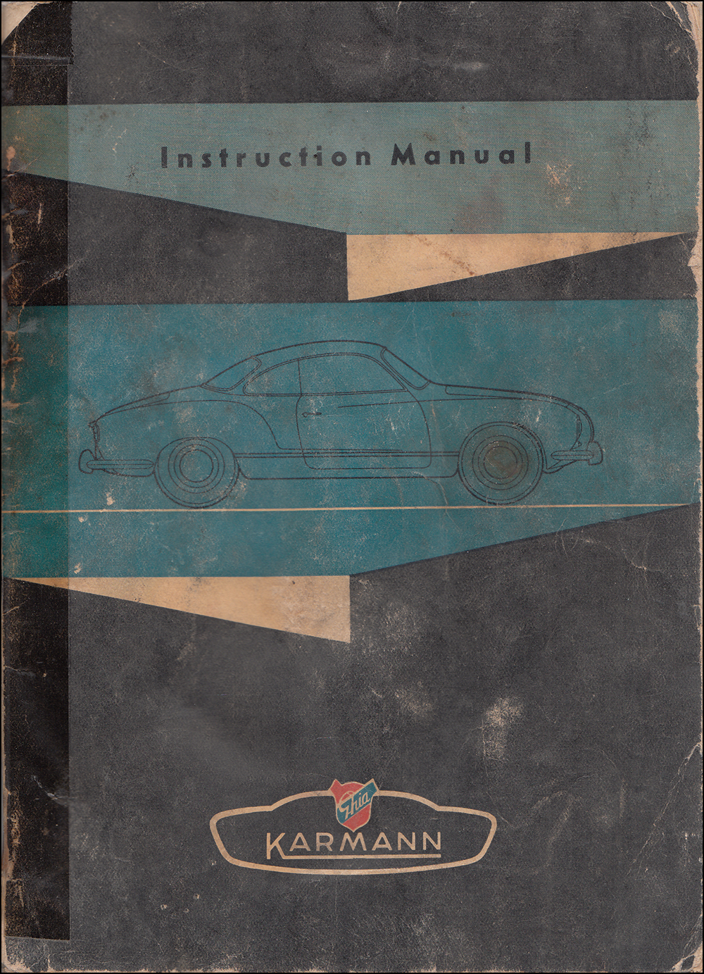 1957 Volkswagen Karmann Ghia Owner's Manual Original