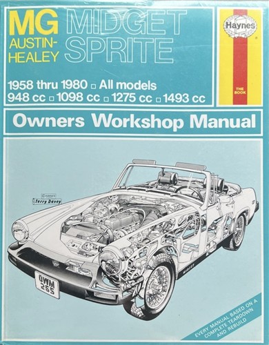 Haynes Owner’s Workshop Manual MG Midget & Austin Healy Sprite 1958-1980
