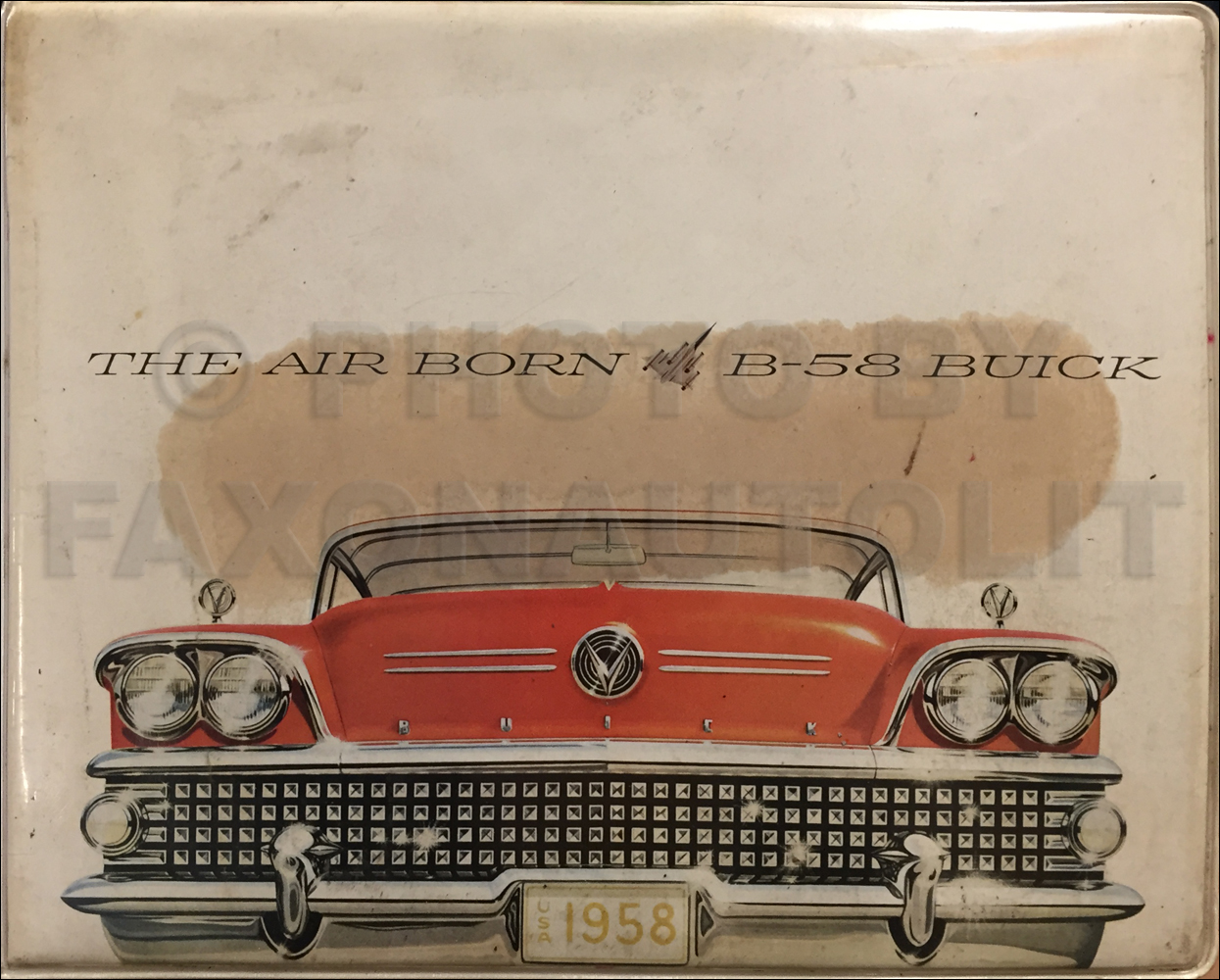 1958 Buick Color & Upholstery Dealer Album Original