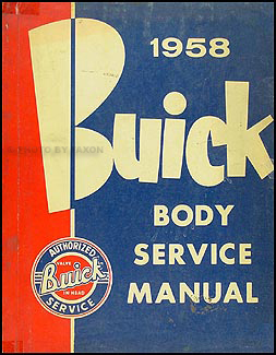 1958 Buick Original Body Repair Manual