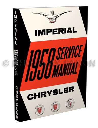 1958 Chrysler and Imperial Shop Manual Reprint