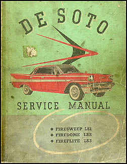 1958 De Soto Shop Manual Original